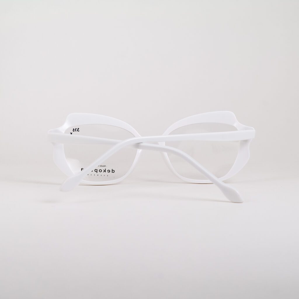 białe okulary damskie – białe oprawki okularowe