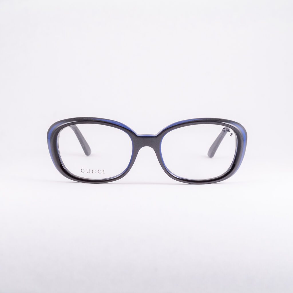 okulary damskie Gucci GG 3606 retro srebrne niebieskie oryginalne