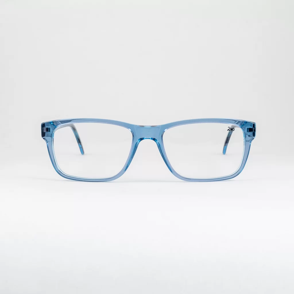 niebieskie okulary korekcyjne męskie błękitne oprawki polski producent